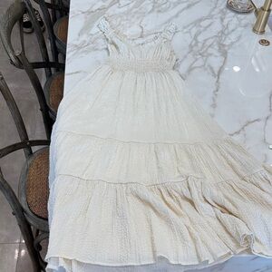 Urban Outfitters Cream Maxi Dress